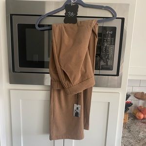 40. NWT Sincerely Jules Brown Cord Wide Leg Pants LG